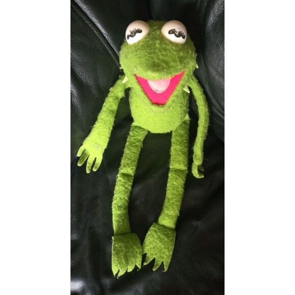 Vintage Kermit the Frog 1976 Fisher Price #850 Jim Henson Muppets Doll Toy 19" - Picture 3 of 13